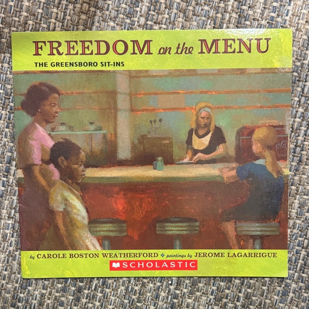 Scholastic Freedom on the Menu - Red and Green Cover